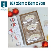[ 5 Pcs ] Christmas Jar Box 350gr Contains 3 Boxes of Dry Cake Box Packaging Hampers Christmas Parce
