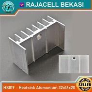 Aluminum Transistor Coolingheatsink Mosfet TO-220 32x16x20 mm Aluminum Heat Sink