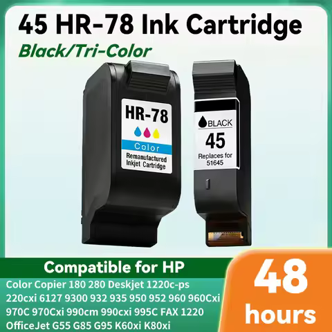 ink cartridge 45 78 1645A C6578D For HP Deskjet 710c 720c 815c 832c 820cxi 830c 850c 870cxi 930c 980