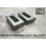 HDMI EXTENSION KIT WITH RJ45 LAN CABLE DTECH DT 7053 MAXIMUM 60M (= CAT 6 GENUINE), HDMI EXTENSION B