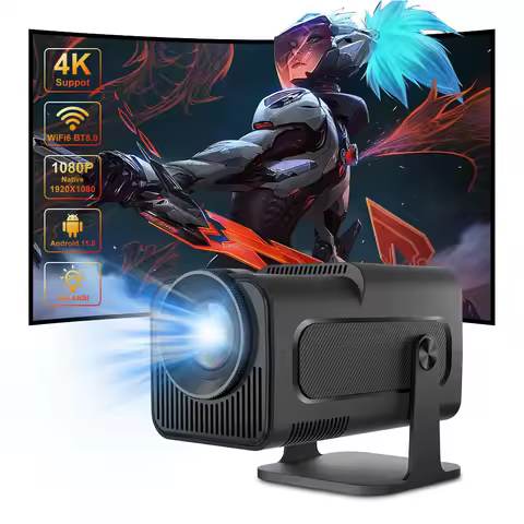 Best-value Dazzler HY320mini Small Portable Mini Projector Led Android 4k With Bluetooth Wifi Smart 
