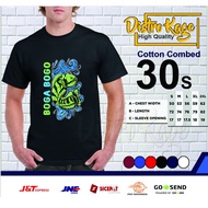 Men's T-shirt Channa Snakehead fish Boga bogo Cool Design Adult Size Unisex Cotton Combed 30s Distro