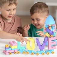 Timi Toddler building blocks creative building toys Montessori toys stacking blocks with storage box