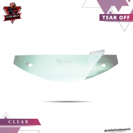 Tear Off Helm Rsv KBC VK V ZERO EURO Pelindung Aksesoris Flat Visor Iridium Gold Blue Rainbow Silver