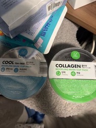 Lindsay 膠原蛋白/茶樹面膜杯裝 泥膜oliveyoung