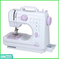 【New Arrival】505A Portable Sewing Machine Double Speeds Mending Machine 12 Built-In Stitches Sewing 