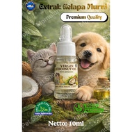 VCO Momoland Virgin Coconut Oil VCO Oil for Cats and Dogs, Fungal Scabies Medicine 10 ML