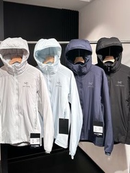 外國預訂 4色選 Arcteryx 始祖鳥刺繡logo 户外機能 atom 拉鍊口袋 防水面料 棉質連帽外套