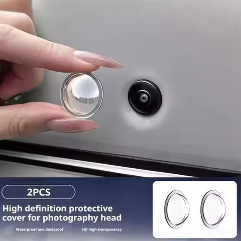 2PCS Car Camera Lens Protector Advanced Scratch Car Camera Lens Guards Waterproof And Dustproof Acce