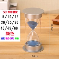 Round Hourglass Timer 10/15/20/30/45/60 Minutes Laser Engraving Safety Hourglass