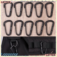 LETTER1 10/20pcs D Carabiner Plastic Nylon Packback Buckles Outdoor Water Bottle Hooks