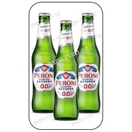 Peroni Nastro Azzurro 0.0% Alc - Alcohol Free Premium lager - TRIO PACK - Italy (03 x 330ml) BBD Oct