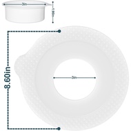 Mixer Bowl Cover Mixer Splash Cover - for KitchenAid 4.5-5 Quart Tilt-Head Stand Mixer Stainless Ste