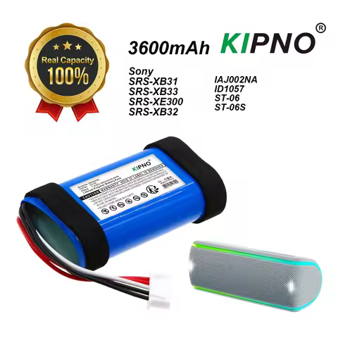 Sony SRS-XB31/XB33 Speaker Battery Replacement 3600mAh 26.64Wh 7.40V Compatible with IAJ002NA ID1057