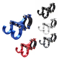 (ZTXK) Electric Scooter Hooks Bike Shelf Tube Storage Hanger Buckle Hooks Ebikes Portable Double Helmet Rack