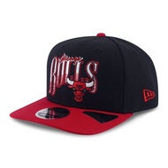 New Era Chicago Bulls Net Infilled Black Red 9FIFTY Snapback Cap