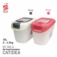 Catidea Pet Container 3-4.5kg animal food storage Container CF102 10L Pet Food Container