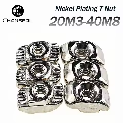 Slide T Nut M3 M4 M5 M6 M8 Aluminium profile fastener connector T-Nuts 3D printer sliding Nut Hammer