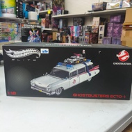 (葵興樂聲9樓門市現貨）全新 HOT WHEELS HotWheels Elite 1/18 Ghostbusters Ecto-1 捉鬼敢死隊 Ecto-1 模型車