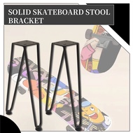 Solid Skateboard Stool Bracket Skateboard Chair Leg Bracket Iron Shoe Changing Stool Foot Accessorie