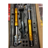 PNP UP SIDE DOWN USD FORK Y15 Y15ZR V1 V2 RS150 VF3I PLUG AND PLAY GOLD GREY SILVER NON-ADJUSTABLE