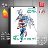 (Ready Stock) Mobile suit Gundam 144 RX-78-2 / RX78-2 / RX78 2 Gundam wall poster sticker deco poste