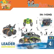 Remot Kontrol Mobil Hiu Jeep Shark 360° RC 2.4GHz Stunt Car 4CHannel Bisa Tahan di Air