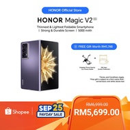 HONOR Magic V2 5G (16GB+512GB) Thinnest & Lightest foldable smartphone | 5000mAh Silicon-Carbon Batt