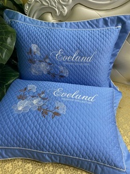 Đôi vỏ gối nằm cotton satin chần Bộ 2 áo gối nằm thêu vi tính có lớp lót cao cấp KT 45x65cm