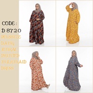 Plus Size Fashion Maxi Muslim Dress Jubah Nursing Button Pockets 5xl 6xl 7xl 8xl Printed Dresses D21