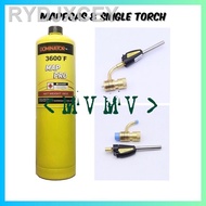 【newreadystock】◑❀♤Mapp Gas Single Barrel Torch Mapp Gas Torch Hand Torch Welding Torch Brazing Solde