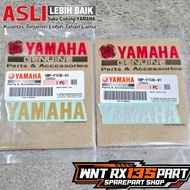 YAMAHA SILVER GOLD STICKER TOOLBOX COVER TOLBOX RX KING ORIGINAL YAMAHA | 5BP-F153E-01 5BP-F153E-61