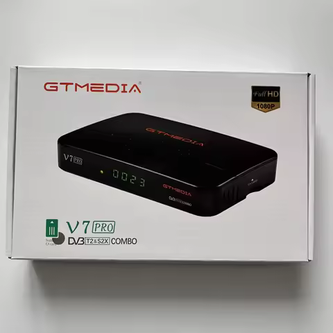 [Genuine]Hot sale GTMedia V7Pro H.265 Satellite Receiver DVB-S/S2/S2X/T/T2 Combo CA card HEVC 10Bit 