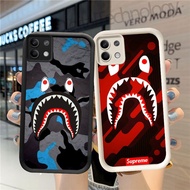 GK-6 Bape Shark Silicone Black White Casing for Xiaomi poco M7 X6NEO X7 X6 M6Pro F7 M6 Pro 5G 4G