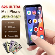 Original S26 Ultra Mini Smartphone 3.5" HD Display 2GB+16GB Mobile Phones 2600mAh Android 10 Face ID
