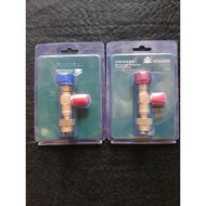 Air conditioner gas refill anti-scald valve R22,R410,R32