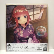 一番賞 大色紙 祭典 浴衣 五等分的花嫁 五等分的新娘 二乃