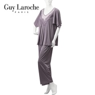 ชุดนอน *** แบรนด์ GUY LAROCHE ผ้า Smooth Knit  **ชุดเซต เสื้อ+กางเกงขายาว** GV3A34 (GN1G04) ผ้าไนลอนทอพิเศษจาก Japan แต่ง Lace
