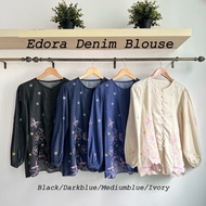 DEEROSE EDORA DENIM BLOUSE