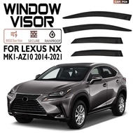Rain Visors for Lexus NX300H and NX200T
