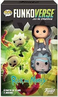 Funko 43484 Pop! Funko Verse Rick and Morty 100 Base French Version Boardgame (Pack of 2)