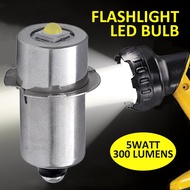 1pc 18V 5Watt LED Flashlight Light Bulb P13.5S Replacement Lamp Torch Bulb 6000k White Light Durable