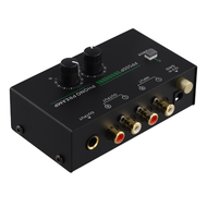 Phono Turntable Preamp Phonograph Preamplifier with R C A Input /TRS Output for Turntable Record Pla