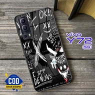 VIVO Y72 (5G) Glass Softcase - VIVO Y72 (5G) Mobile Phone Case [T69].