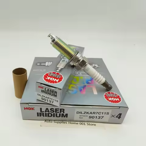 4Pcs Original NGK DILZKAR7C11S 90137 Brand New Laser Iridium Spark Plugs For Honda Fit XRV CITY VEZE