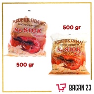 Kerupuk Udang Ny. Siok 500gr - Oval Lebar - Stick Panjang