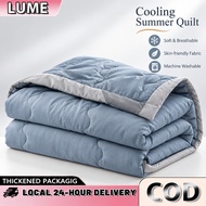 【LUME】Cotton Blanket Quilt Comforter Set Queen Super Soft Quilt Comforter Single Washable Cotton Qui