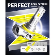 AUXITO H8 H9 H11 Light Bulbs, Direct H11 Replacement, 30000LM Fog Light, Mini Size, Pack of 2 1RUR