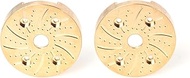 LCX Racing 1/8th RC Crawler Car AF16P Portal Axles Brass Cover Plates Portal Axle Cap Counterweight 