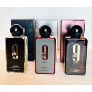 Afnan 100ML 9PM Rebel, 9PM Elixir & 9PM Black Perfumes traveler size for Unisex